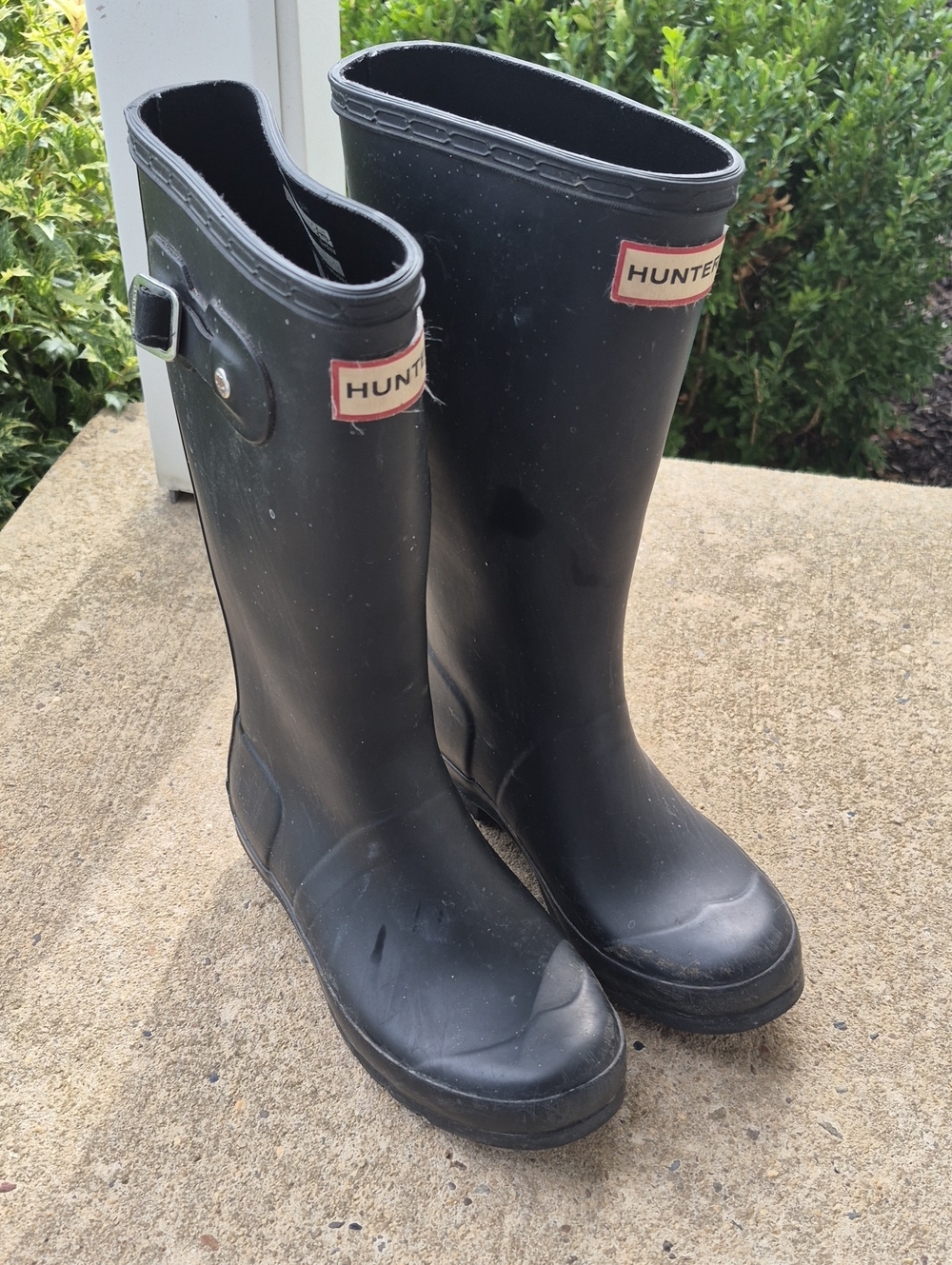 Hunter Kids Original Black Tall Rain Boots